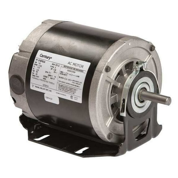 Century Motor,1/6 HP,1725 rpm,48,115V GF2014
