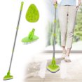 Rzvnmko 37'' Extendable Scrub Cleaning Brush - Adjustable, Detachable ...