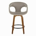 thumbnail image 6 of LumiSource Curva 26" Fixed-Height Counter Stool - Set of 2, 6 of 10