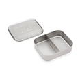 thumbnail image 1 of Bits Kits Boîte Bento en Acier Inoxydable Conteneur à Lunch et Collation pour Enfants et Adultes, 2 Sections, 1 of 5