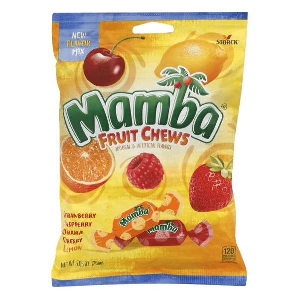 Mamba Fruit Chews, 7.05 oz