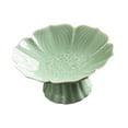 thumbnail image 2 of jifeng Porcelain Footed Bowl Countertop Fruit Tray for Kitchen Farmhouse Dining Table green, 2 of 9