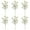 White, variant on 6PCS Cherry Blossom Branches, Artificial Cherry Blossom Flowers 16" Fake Silk Flower Faux Real Touch Bouquet for DIY Garden Home Wedding Party Decor