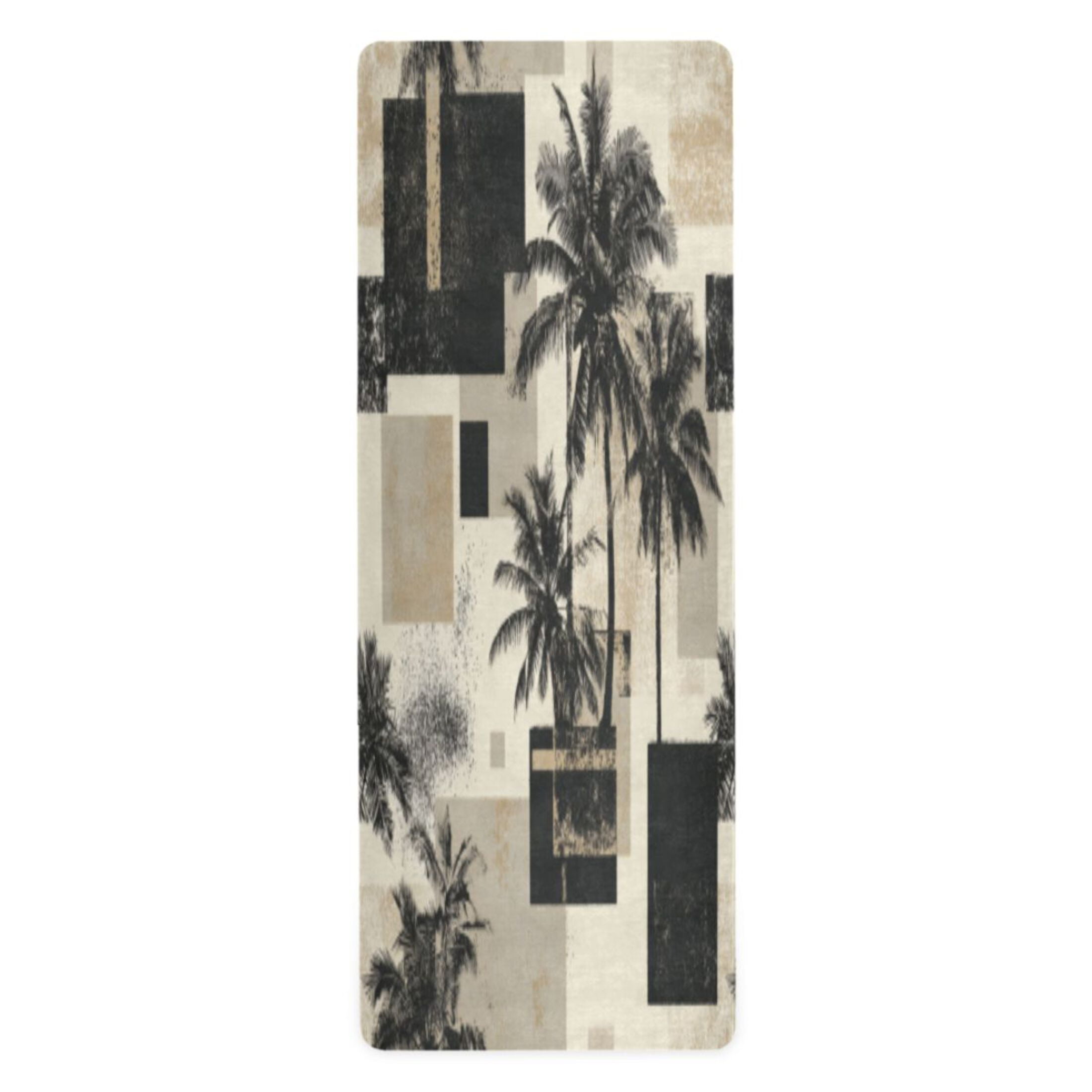 BZSMCE Yoga Mat Women Fitness Mat Abstract Tropics Pattern