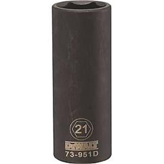 Stanley Tools 7515315 DWMT73951OSP Impact 0.5 Drive 6 Point Socket, 21 mm