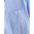 thumbnail image 6 of INCERUN Mens Summer Long Sleeve Casual Leisure Henley Shirts, 6 of 8