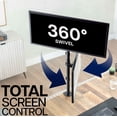 thumbnail image 2 of Black Dual LCD Monitor Desk Mount Stand, Stacked Vertical 2 Screens up to 34", 2 of 8