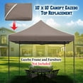 thumbnail image 4 of Sunrise Ez pop Up Instant Canopy 10'X10' Replacement Top Gazebo, 4 of 8
