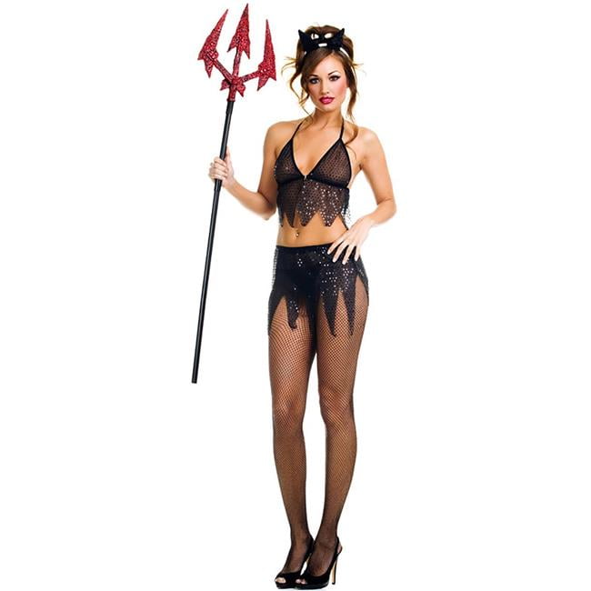 black devil outfit