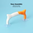 thumbnail image 3 of Quilting Ruler Grip, Ergonomic PVC ABS Ruler Handle Yellow White  For DIY, 3 of 8