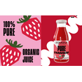 thumbnail image 6 of Pomona Organic Juices Strawberry Juice, 8.4 Ounce Bottle (Pack of 12), 6 of 6