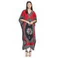 thumbnail image 1 of Caftans Longs pour Femmes Grande Taille Robe Caftan Robe de Soirée Fête Été Plage Robe d'Été Manches Kimono Longues Robes Décontractées en Ligne, 1 of 7