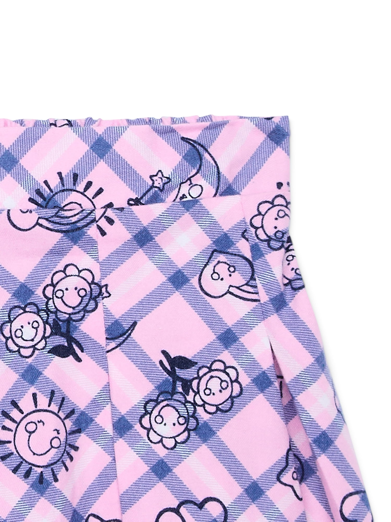 Care Bears Toddler Girls Varsity Sweatshirt and Pleated Skirt Set, 2-Piece, Sizes