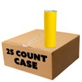 thumbnail image 4 of Makerflo Yellow 20 oz Skinny Powder Coated Tumbler (25 Pack) Ideal for DIY Crafts -Laser Engraving, 4 of 10