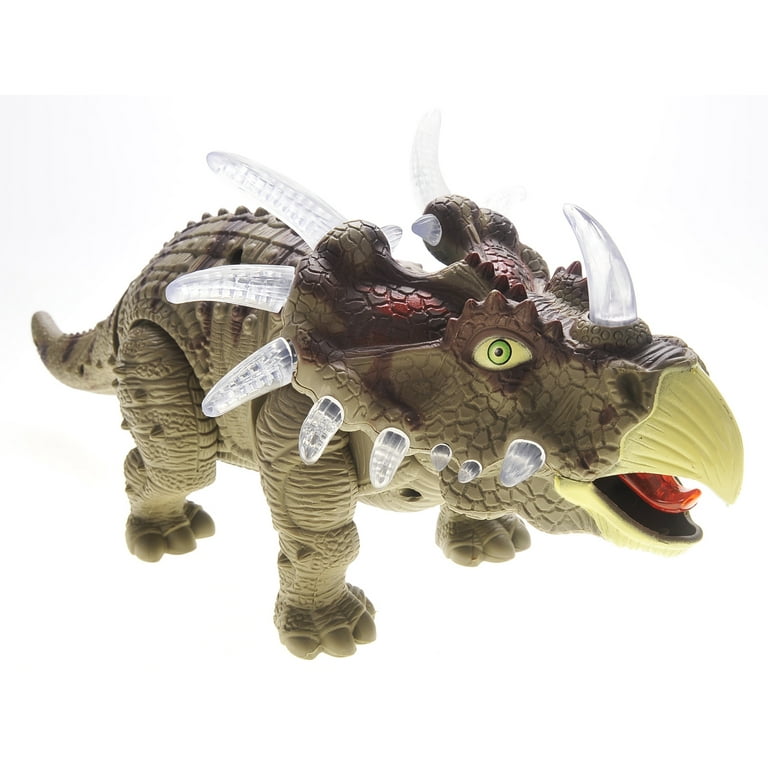 PlayWorld Prehistoric Past Walking Triceratops Dinosaur Toy PlayWorld Prehistoric Past Walking Triceratops Dinosaur Toy