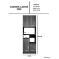 thumbnail image 5 of Despensero de Cocina, Mueble de Almacenamiento Multiusos, Organizador Diseño Minimalista., 5 of 5