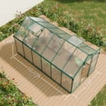 thumbnail image 3 of CarButler 6x12ft Polycarbonate Greenhouse Heavy Duty Walk-in Garden House with Sliding Door and Vent for Outdoor Garden Backyard Green, 3 of 12