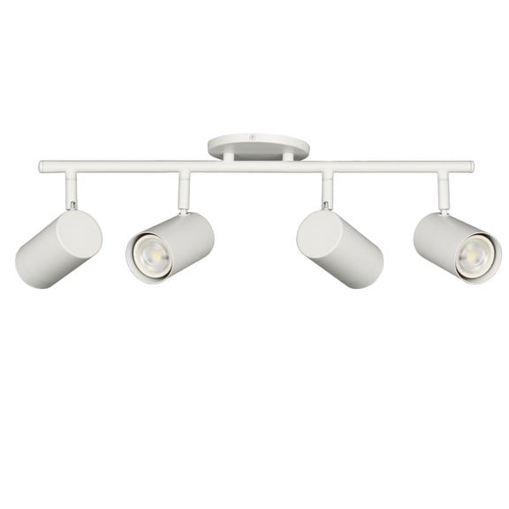 Dainolite 4 Light Track Light in Matte White