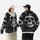 thumbnail image 4 of Fotbe Black White Hat Skull Chaqueta con Protección Solar UPF 50+ para Hombre y Mujer, Camisa con Capucha y Bolsillos-Large, 4 of 7