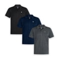 thumbnail image 1 of 3-Pack Golf Shirts for Men - Dry Fit Short-Sleeve Polo, Athletic Casual Collared T-Shirt, 1 of 7