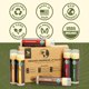 thumbnail image 5 of Bálsamo Labial Orgánico Earth's Daughter Frutas 6-Pack con Cera de Abeja y Aceite de Coco para Labio, 5 of 9