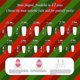 thumbnail image 5 of False Nails for Christmas, Acrylic Stick on Nails, 24pcs Maggidea Long Coffin Press On Nails Ballet Red Fake Nails with Glue Sticker for Women and Gir, 5 of 5