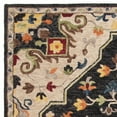 thumbnail image 5 of SAFAVIEH Aspen Ellie Floral Bordered Wool Area Rug, Charcoal/Cream, 8' x 10', 5 of 7