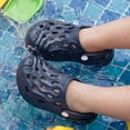 thumbnail image 2 of GPOECD Boys Clogs Kids Sandal Style Summer Garden Indoor Outdoor for Boys with Breathable Holes and Comfort Kids Slippers,Z01_Blue,9-9.5 Years, 2 of 8