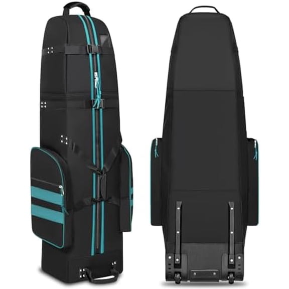 Golf Travel Bag with Wheels, Outdoors  900D Polyester  Travel Golf Bags, Golf Travel Bags for Airlines, Transporting, Clubs