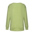 thumbnail image 4 of Halloween TIMIFIS Mode Automnale pour Femmes Hauts Décontractés pour Femmes, Hauts à Manches 3/4 pour Femmes T-Shirts Mignons à Imprimé Papillon Décontractés Amples Légers Henley Hauts pour Femmes, 4 of 6