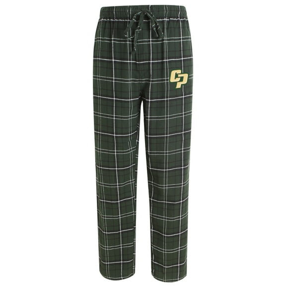 Men's Concepts Sport Green/Black Cal Poly Mustangs Ultimate Flannel Pants