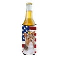 thumbnail image 2 of Carolines Treasures BB9723MUK Yorkshire Terrier 2 Patriotic Michelob Ultra Hugger for slim cans  Slim Can multicolor, 2 of 3