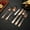 Rose Gold, variant on Deeceymbur Silverware Set for 6 Stainless Steel Western Cutlery Set – Dinner Knives, Forks & Spoons for Hotel & Home Use