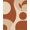 Beige, Pattern 8, variant on Design&I 8'x10' Washable Area Rug Beige Terracotta Geometric Arch Design Retro Abstract with Circles and Arches for King Size Bedroom, Under Bed, Sleek Flatweave Pet Friendly