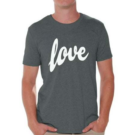 Awkward Styles Love Shirt Valentines Day T Shirt for Men Love Tshirt Top Love Gifts Men's Love Shirt Valentine Tshirt Love Shirts for Men Valentine's Day Gift Idea for Him St.Valentine's Day (Best Valentine Gift Ideas For Him)