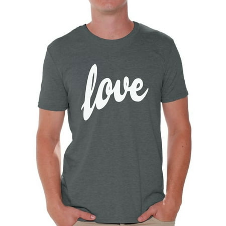 Awkward Styles Love Shirt Valentines Day T Shirt for Men Love Tshirt Top Love Gifts Men's Love Shirt Valentine Tshirt Love Shirts for Men Valentine's Day Gift Idea for Him St.Valentine's Day