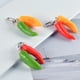 thumbnail image 4 of Sonducket Cadena anillo Chilli portátil casa coche llavero portátil mochila bolso colgante llavero colgante joyería mujer hombre Accesorios de disfraces Verde amarillo, 4 of 6