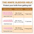 thumbnail image 4 of Uxcell Plastic Safety Knife Cover Sleeves for Chef Knife, Knife Guard Blade Protector for Kitchen Bar Pink, 4 of 7