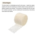 thumbnail image 4 of Unique Bargains Lace Trim 10 Yards 2 Inch Flower Elastic Lace Ribbons for Package Decoration Wedding Headbands Beige, 4 of 5