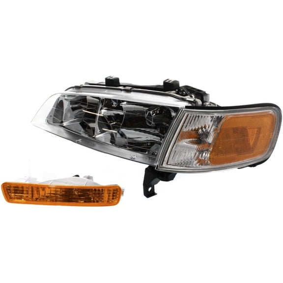 Headlight Kit For Honda 1994-1995 Accord Driver Side Clear Lens Halogen