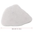 thumbnail image 2 of Piedras para Pintar SINJEUN 35 piezas Blancas 5-8 cm Piedras Planas, 2 of 7