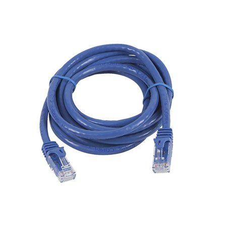 UPC: 0757901813559 | Monoprice FLEXboot Series Cat5e 24AWG UTP Ethernet Network Patch Cable  7ft Blue – 7 ft Category 5e Network Cable for Network Device – First End: 1 x RJ-45 Network – Male – Second End: 1 x RJ-45 Ne…