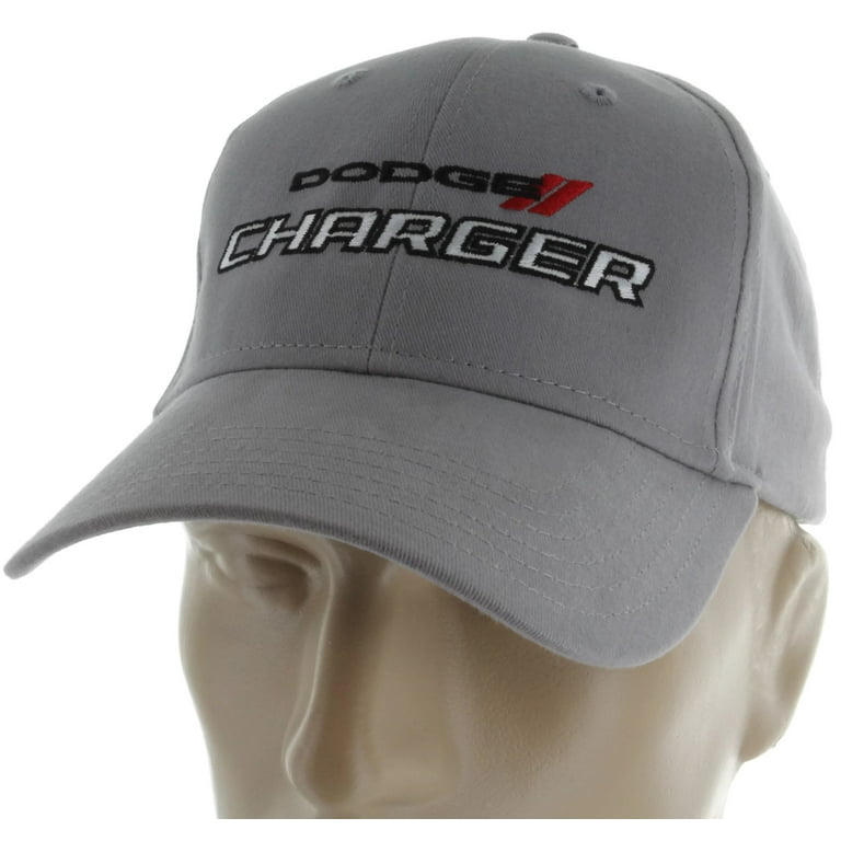 Dodge Charger RT Gray Baseball Cap Trucker Hat Snapback SRT Mopar