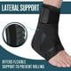 thumbnail image 2 of Tobillera con cordones para tobillo torcido, estabilizador de tobillo ajustable para hombres y mujeres, tobillera de soporte de figura 8 para voleibol, baloncesto, recuperación de lesiones. (L) Xemadio YZY007-2, 2 of 6