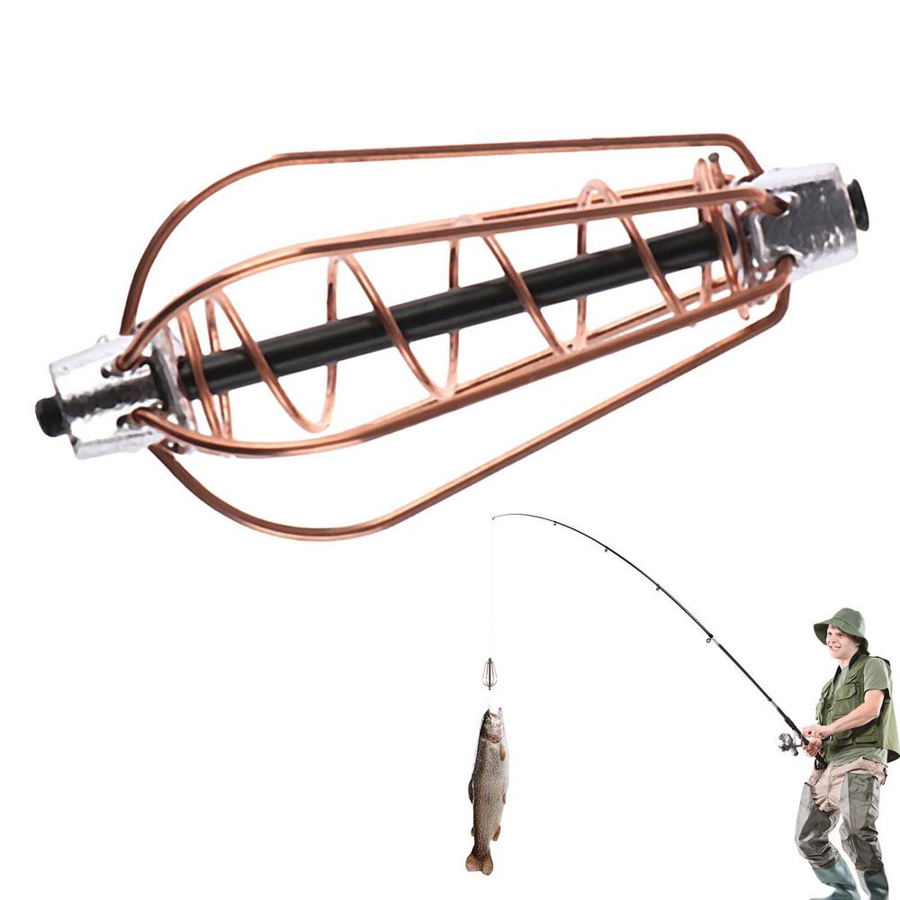 Fishing Lure Cage Carp Method Fish Bait Feeder Basket Holder Baits