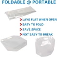thumbnail image 4 of NestE - Collapsible Water Container Bag, BPA Free Food Grade Clear Plastic Storage Jug for Sport Camping Riding Mountaineer,Freezable, Food Grade (2-pack-1.3 Gal), 4 of 12