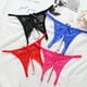 thumbnail image 3 of Ropa interior sexy con masaje de perlas, tanga transparente con entrepierna abierta para mujer, pantalones tipo T, verdadera tentación, 3 of 5