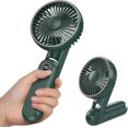 thumbnail image 1 of Ventilateur Portable Rechargeable Usb avec Base 2500mah et 5 Modes de Batterie (Vert), 1 of 5