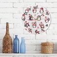 thumbnail image 7 of GZHJMY Christmas Penguin Wall Clock, Silent Non Ticking Battery Operated Creative Decorative Round PVC Clock for Kitchen, Living Room, Bathroom, Home School Office Decor, 10 Inch, 7 of 7