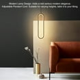thumbnail image 4 of Modern LED Pendant Light, Adjustable Length Inbuilt LED Lights Minimalistic Design Durable Lighting 18W With Translucent Lampshade For Bedroom Living Room 85-265V, 4 of 8